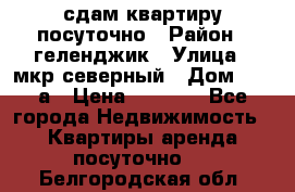 сдам квартиру посуточно › Район ­ геленджик › Улица ­ мкр северный › Дом ­ 12 а › Цена ­ 1 500 - Все города Недвижимость » Квартиры аренда посуточно   . Белгородская обл.